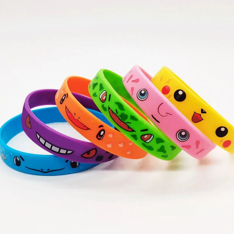 12pcs Pokémon Silicone Bracelets - Image 3