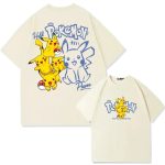 2025 Pikachu Anime Graphic T-Shirt