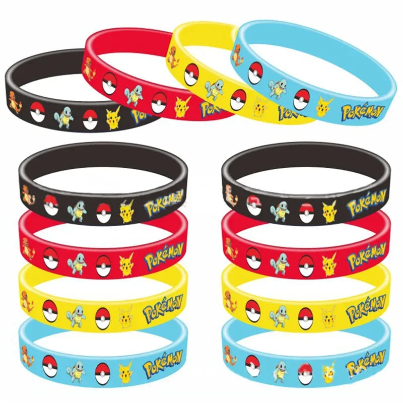 12pcs Pokémon Silicone Bracelets - Image 6
