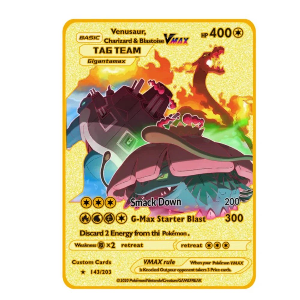English 10,000 Points GX VMAX Metal Pokémon Card - Image 16
