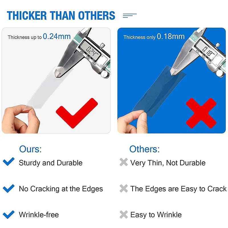 100 Pcs Transparent Card Sleeves - Image 3