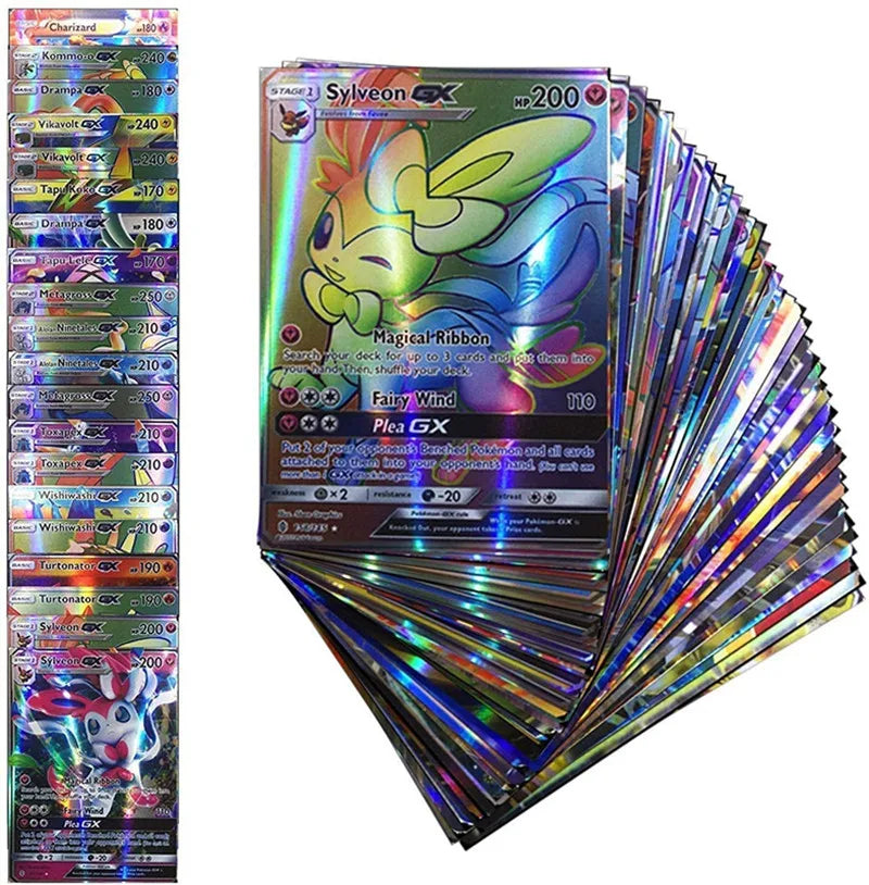 20PCS English Pokémon GX/Vmax Tag Team Card Set