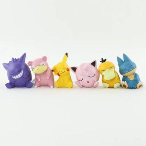 Pokémon "Shoulder-to-Shoulder Sleep" 6pcs Figure Set