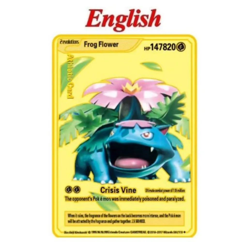 English 10,000 Points GX VMAX Metal Pokémon Card - Image 4