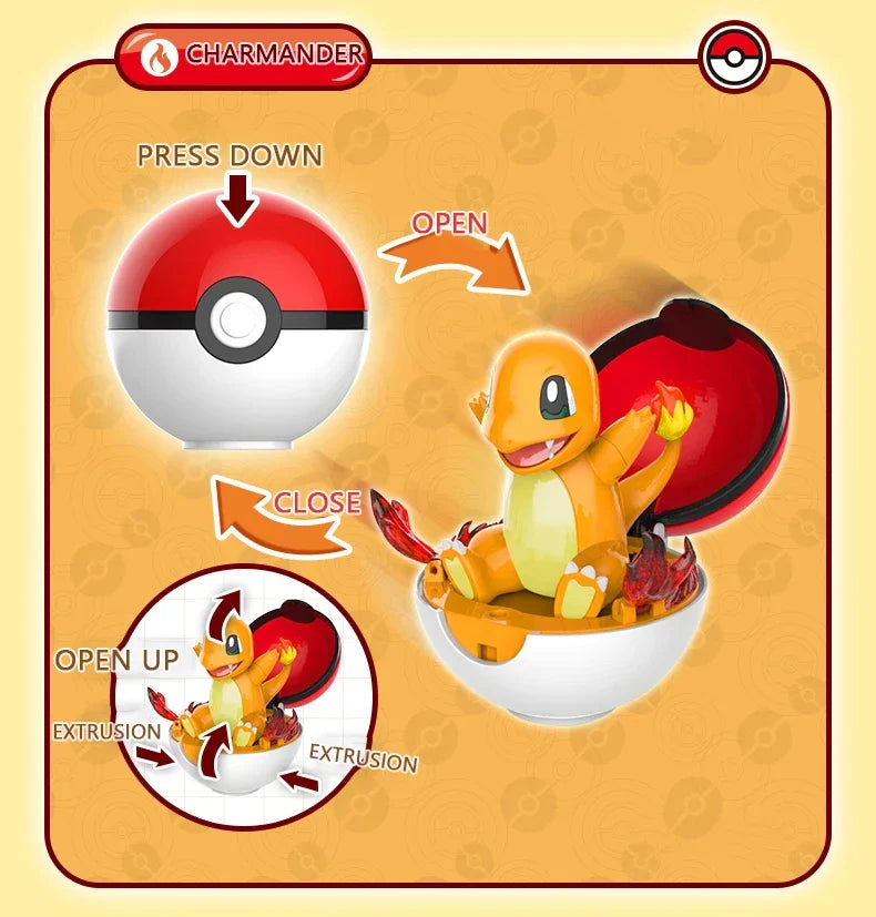 Pokémon 6-Piece Pokéball Action Figure Set - Image 6