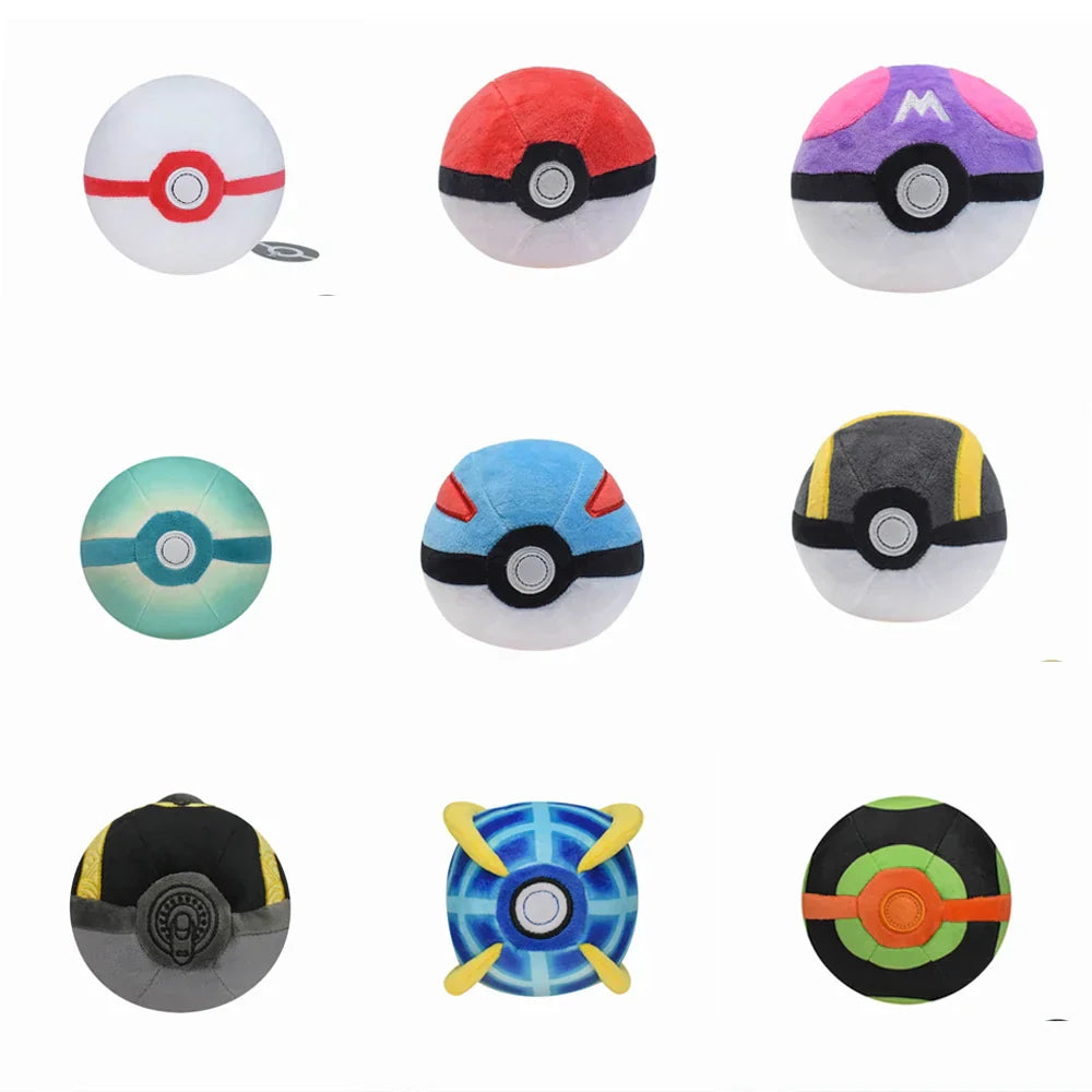 9 Styles Pokémon Plush Poké Balls - Image 3