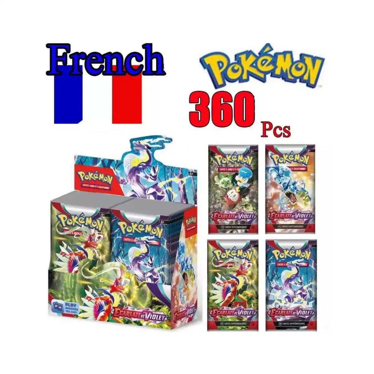 360Pcs French Pokémon TCG Booster Box - Image 2