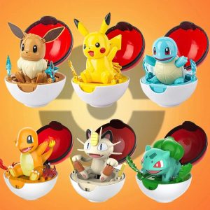 Pokémon 6-Piece Pokéball Action Figure Set