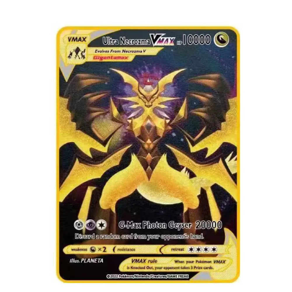 English 10,000 Points GX VMAX Metal Pokémon Card - Image 12