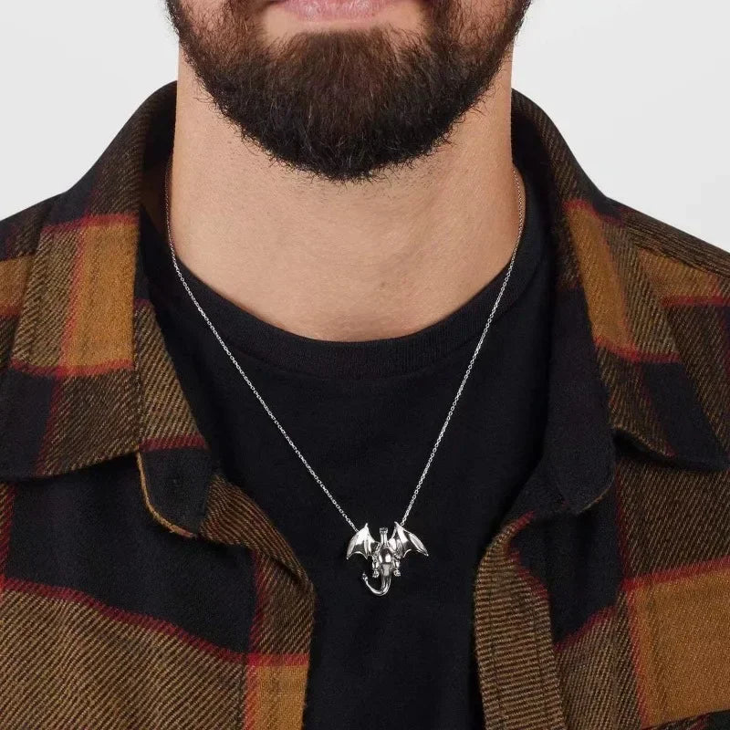 Charizard Hip Hop Pendant Necklace - Image 2