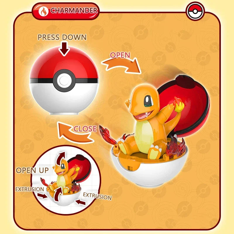 Pokémon 6-Piece Pokéball Action Figure Set - Image 2