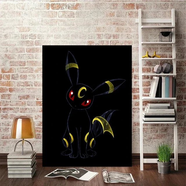 Abstract Pokémon Eeveelutions Canvas Poster - Image 8