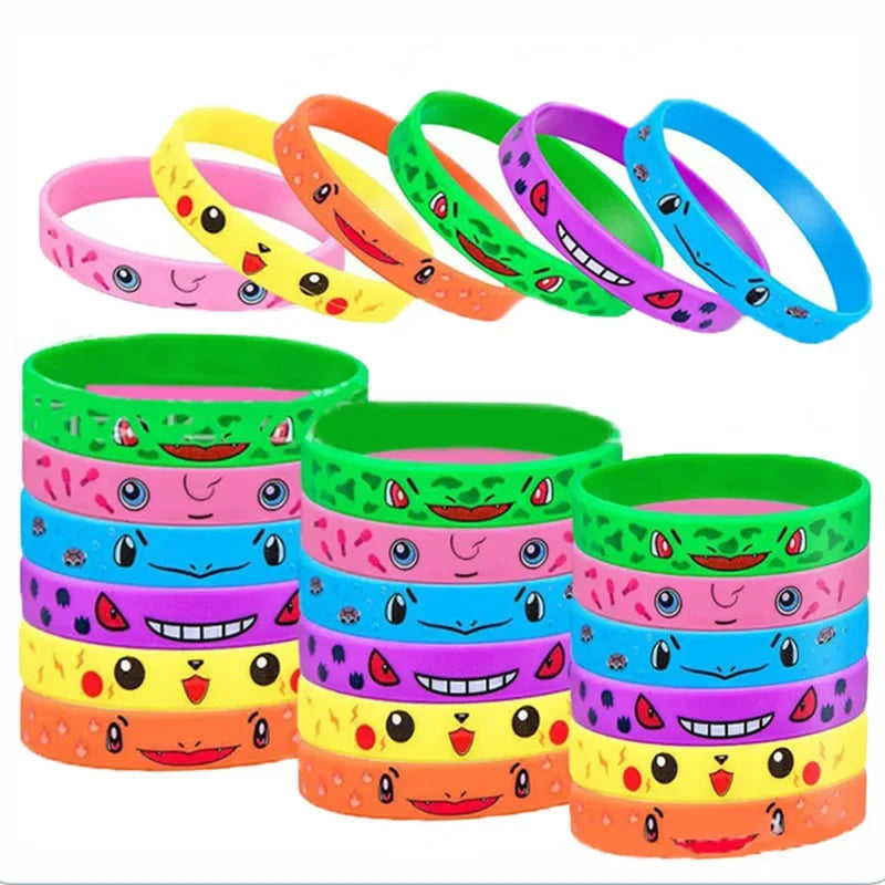 12pcs Pokémon Silicone Bracelets - Image 5