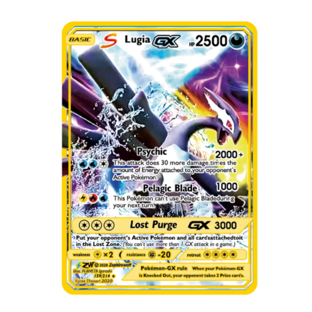 English 10,000 Points GX VMAX Metal Pokémon Card - Image 14