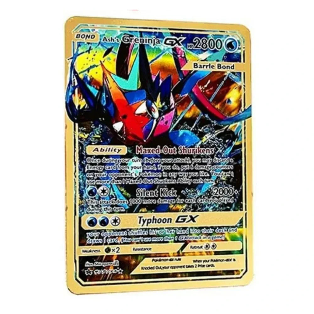 English 10,000 Points GX VMAX Metal Pokémon Card - Image 24