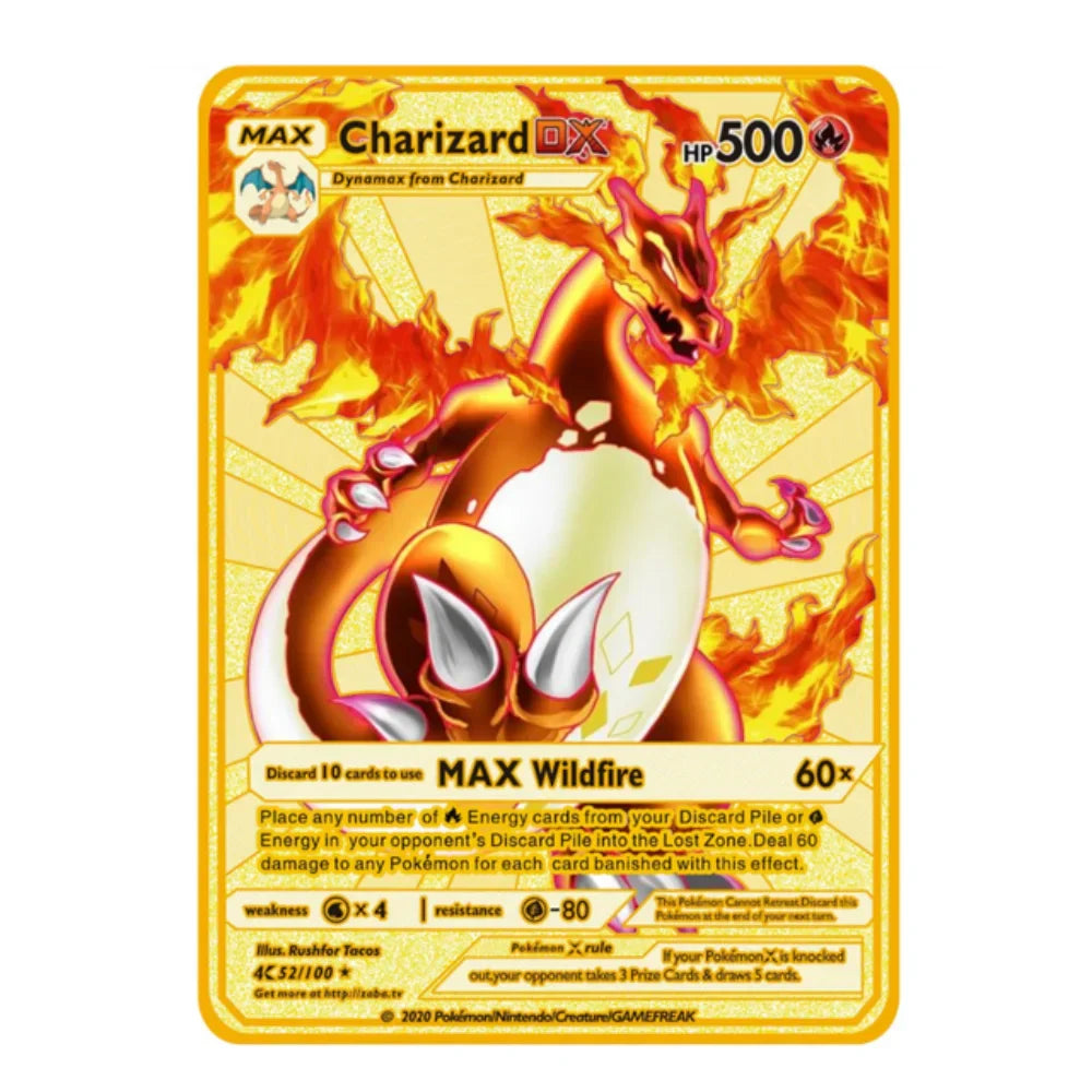English 10,000 Points GX VMAX Metal Pokémon Card - Image 22