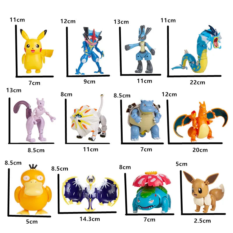 Genuine Pokémon Transformation Figure Set - Image 3